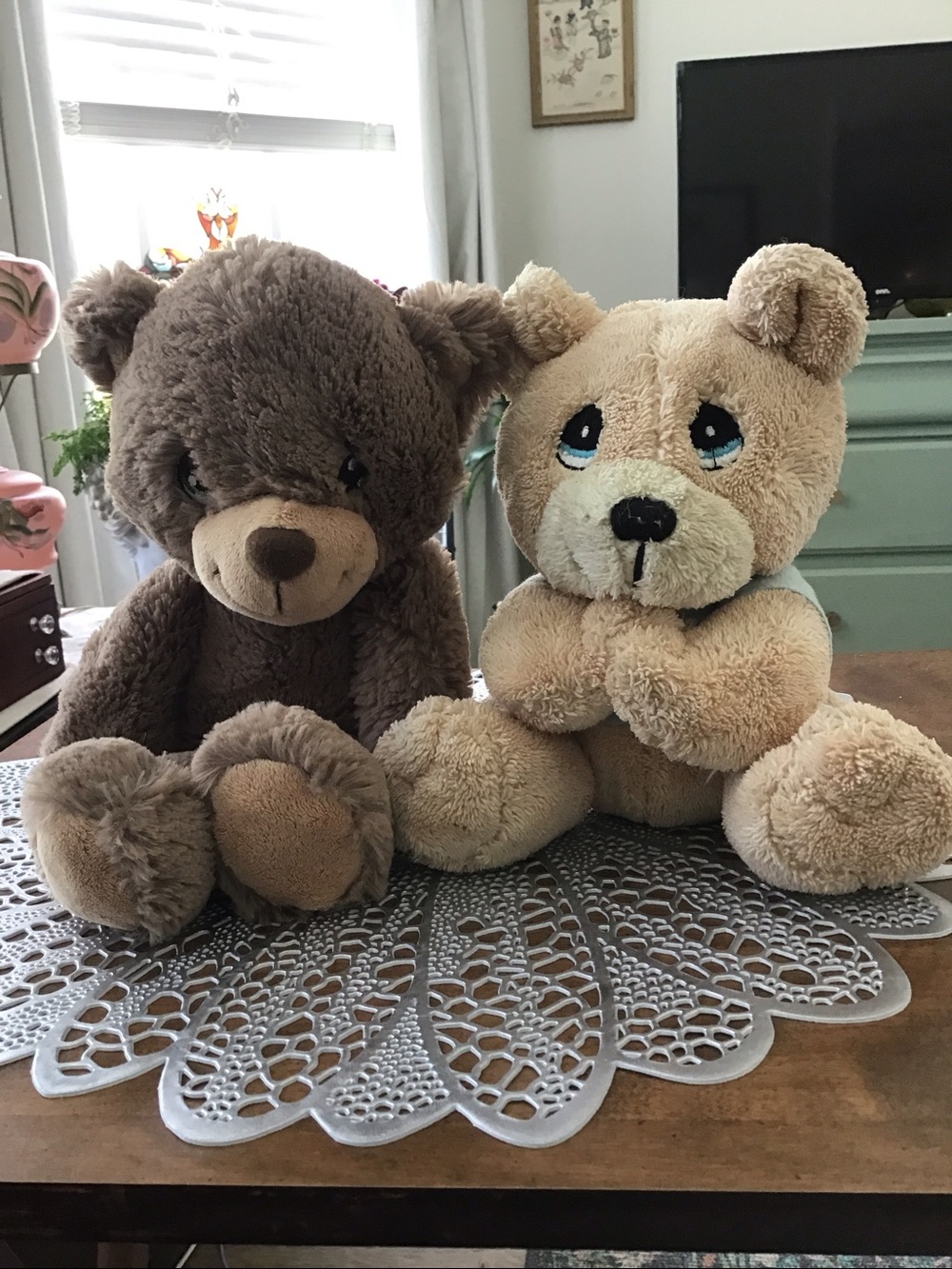 Aurora Precious Moments Barley Bear 
+ Vintage Precious Moments Praying Bear